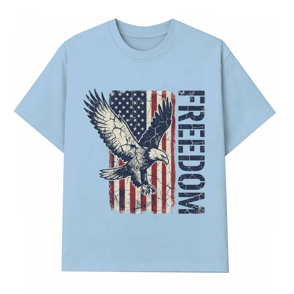 American Flag Eagle Patriotic T-shirt – 250th Anniversary Gift for Him Her Retro Vintage