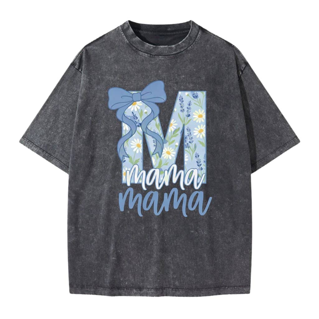 Floral Mama Is Coming Home Wash Tee – Vintage Mother's Day Gift for Mom