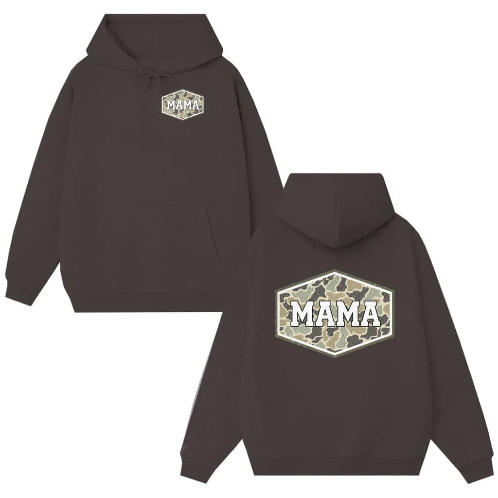 Camo Mama's Boy Hunting Lover Hoodie – Mother's Day Gift for Mom Graphic