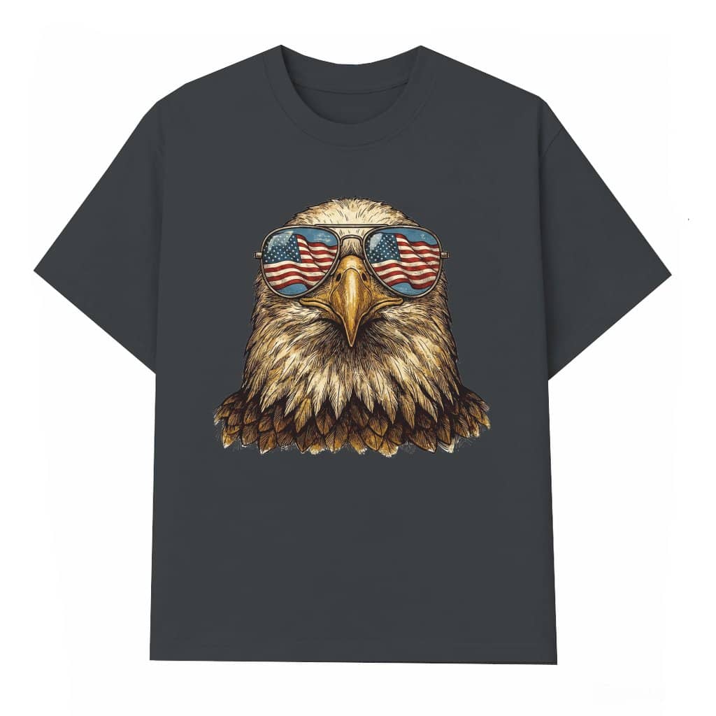 Vintage 4th of July American Eagle 2026 T-shirt - Funny Eagle Patriotic Gift for men & women
