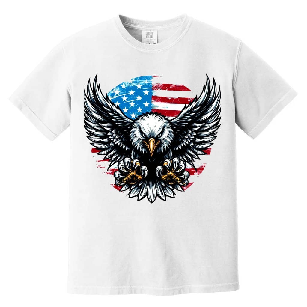 Comfort Colors Eagle America 250th Anniversary Shirt - Patriotic Eagle Shirt - Trending USA Independence Day Gift for men women