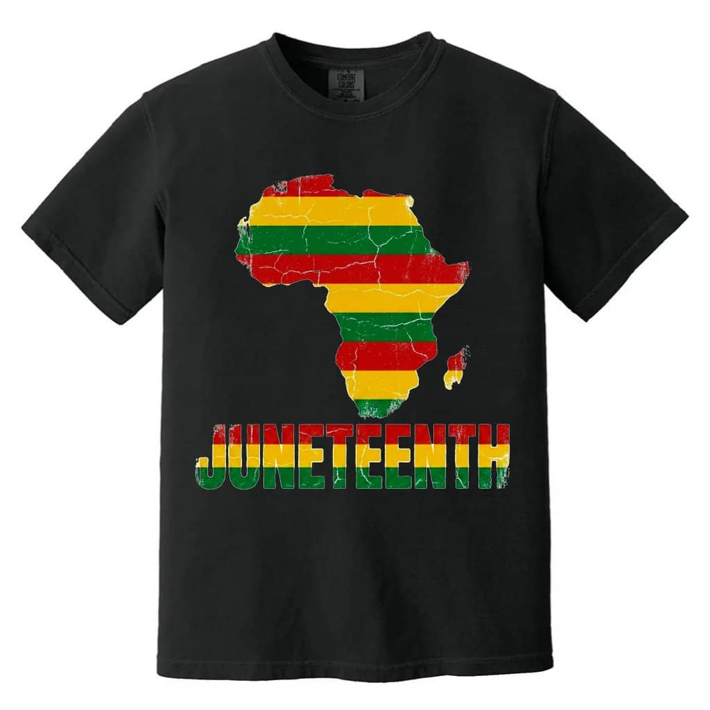 Comfort Colors Retro African American Heritage Juneteenth Shirt - Black Lives Matter Gift for Him & Her
