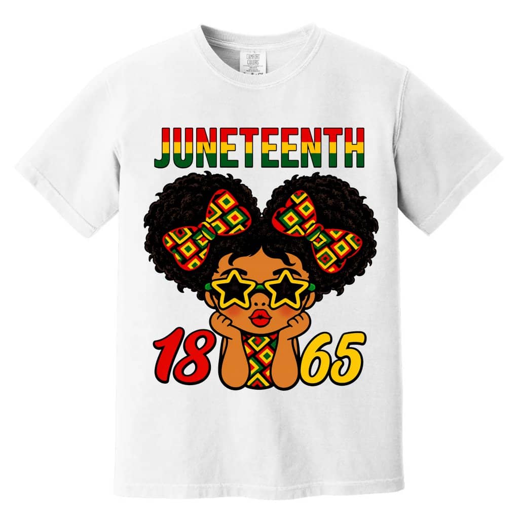 Comfort Colors Melanin Queen Juneteenth 1865 Shirt - African American Juneteenth Gift for Her