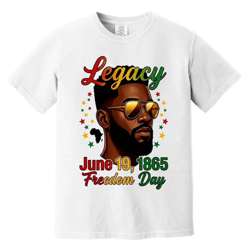 Comfort Colors Legacy Freedom Day - Melanin King Shirt - Juneteenth Gift for Him