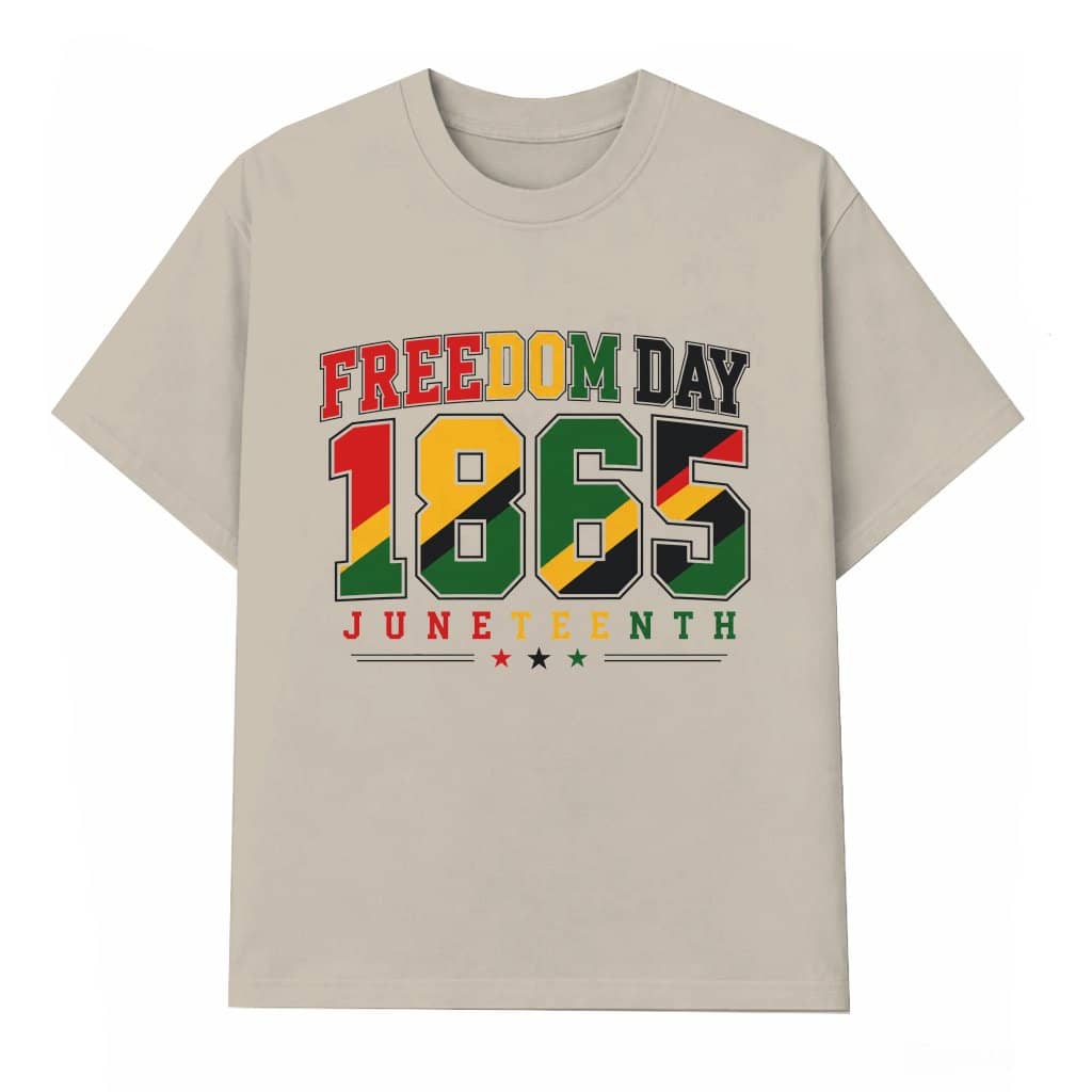 Freedom Day 1865 Juneteenth T-Shirt - African Freedom Gift for Him & Her
