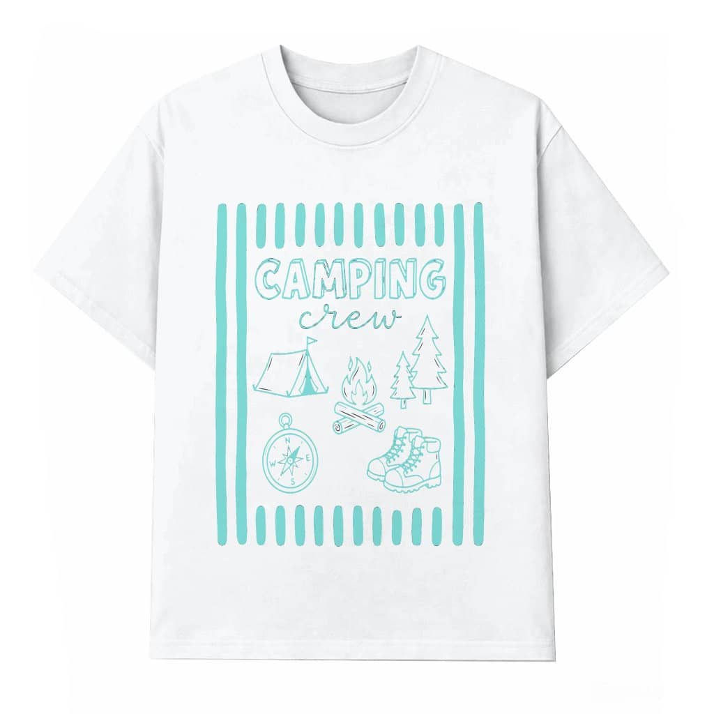 Camping Crew Vintage Outdoor Adventure T-Shirt - Ideal Gift for Hiking Lovers