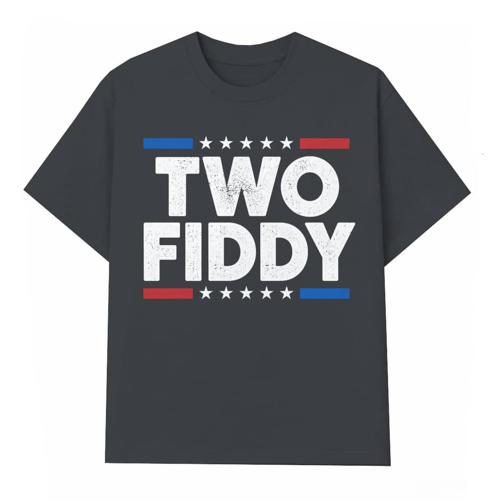 Retro Two Fiddy T-Shirt| Funny Meme Vintage Distressed Humor Quote Gift for 4th of July