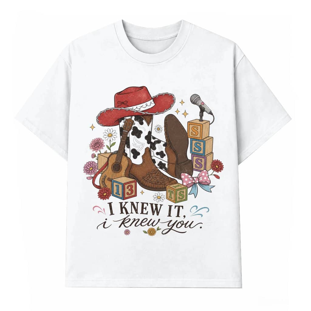Trendy I Knew It I Knew You Western Cowgirl T-Shirt| Funny Gift for Western Country Music Lover
