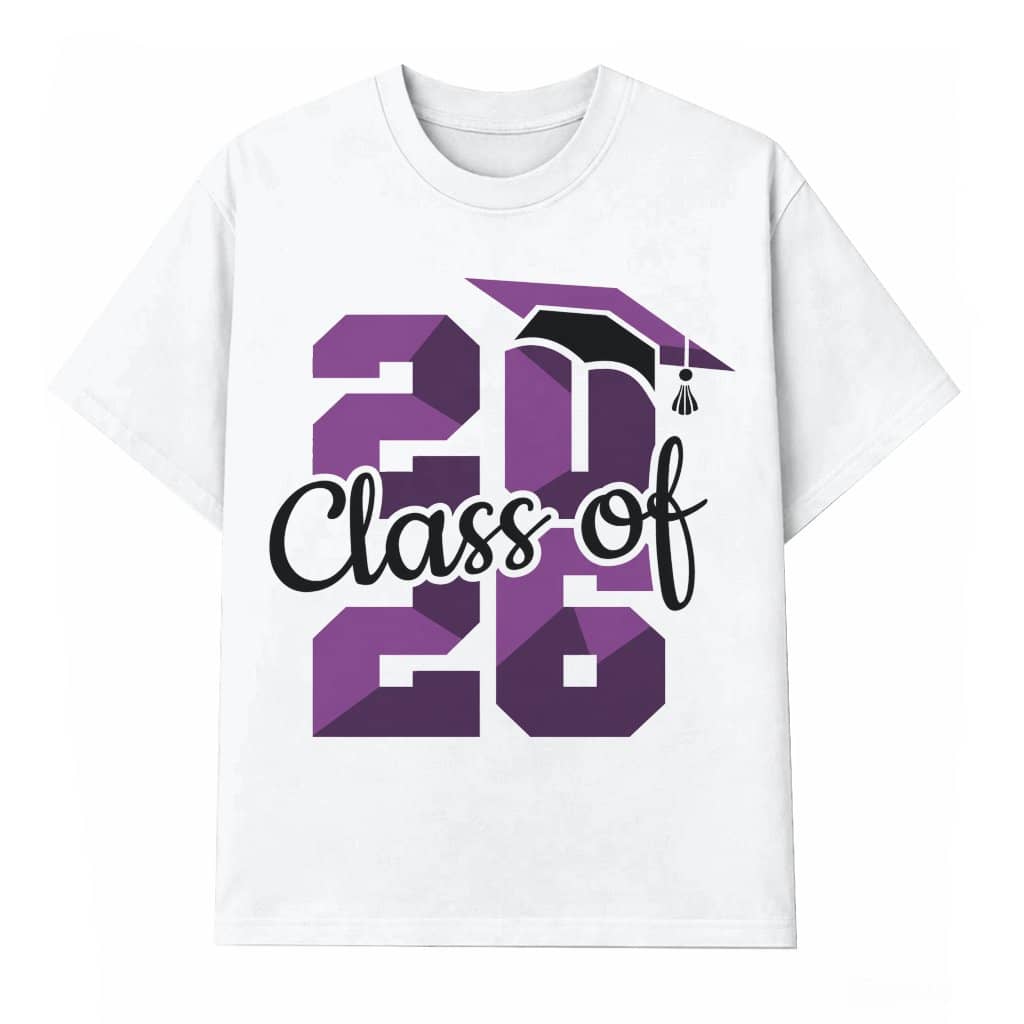 Class Of 2026 Funny Graduation T-Shirt| Ideal Gift for Graduation 2026