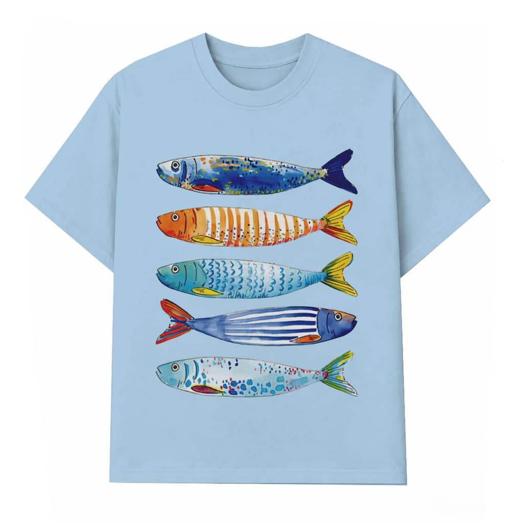 Tropical Bright Color Fish T-shirt| Funny Ocean Life Gift for Fish Lovers