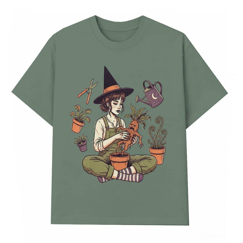 Gardening Halloween Witch's Garden T-shirt for women| Cute Halloween Gift for Witches Lovers