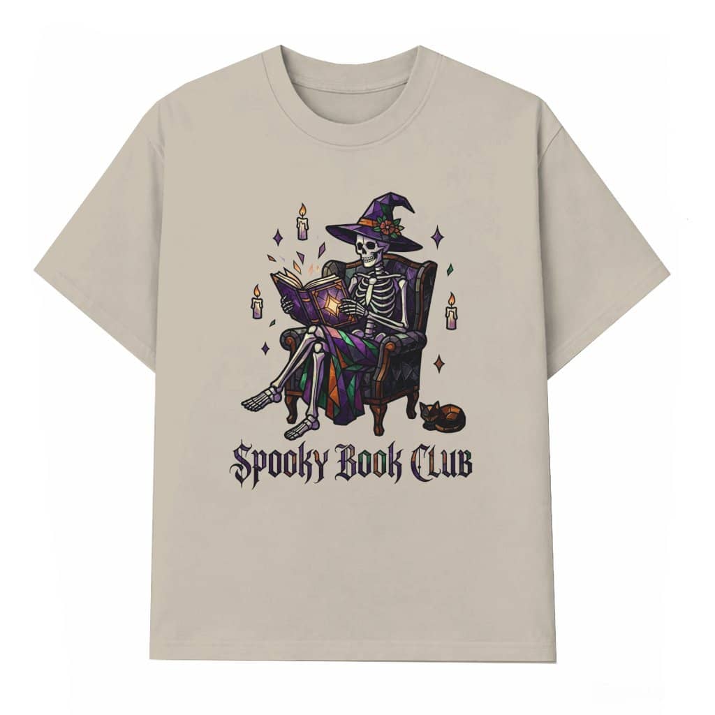 Spooky Book Club Halloween Witch T-shirt| Bookish Halloween Gift for Readers