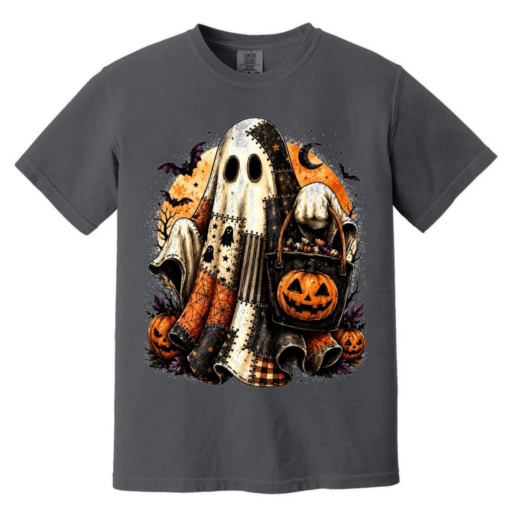 Comfort Colors Halloween Boo Shirt for Women| Funny Halloween Ghost Gift for Boo Lovers