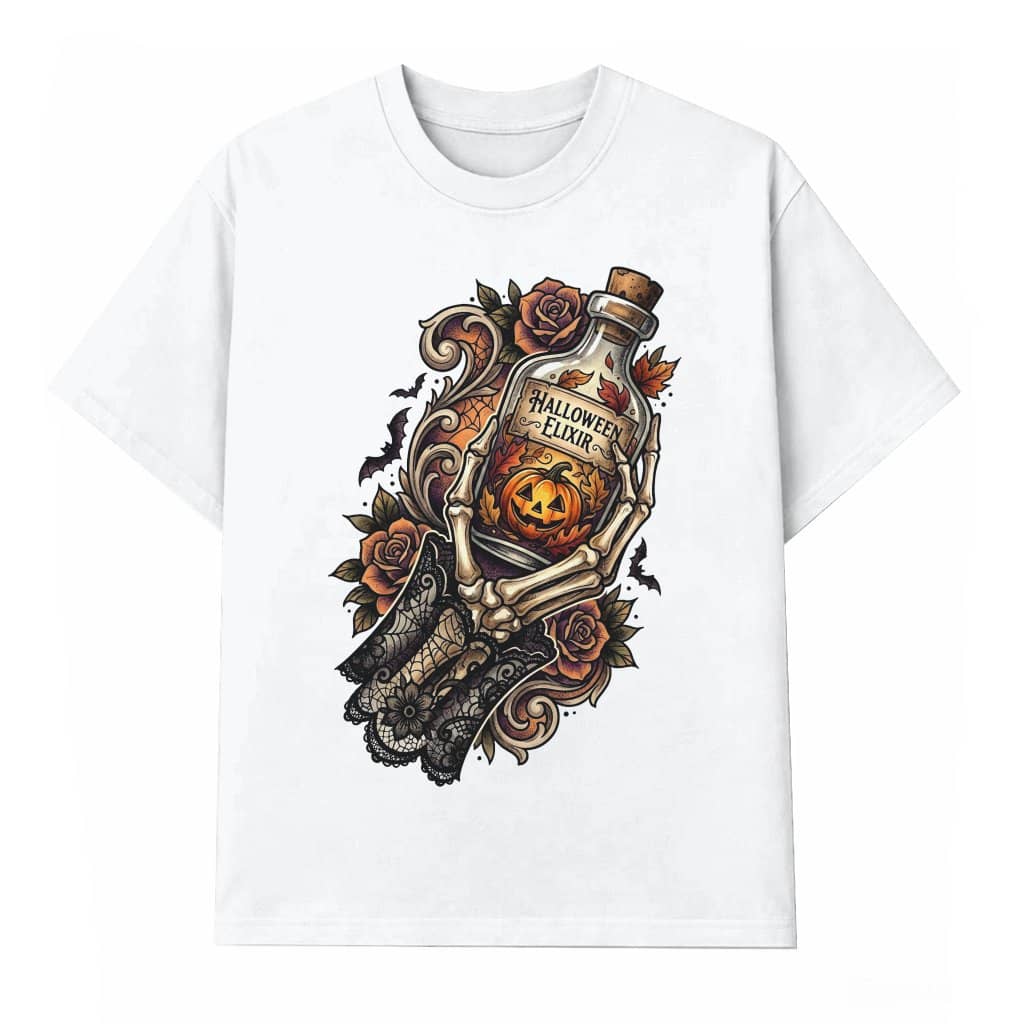 Witchy Potion Halloween T-shirt for women| Gothic Halloween Gift for Her