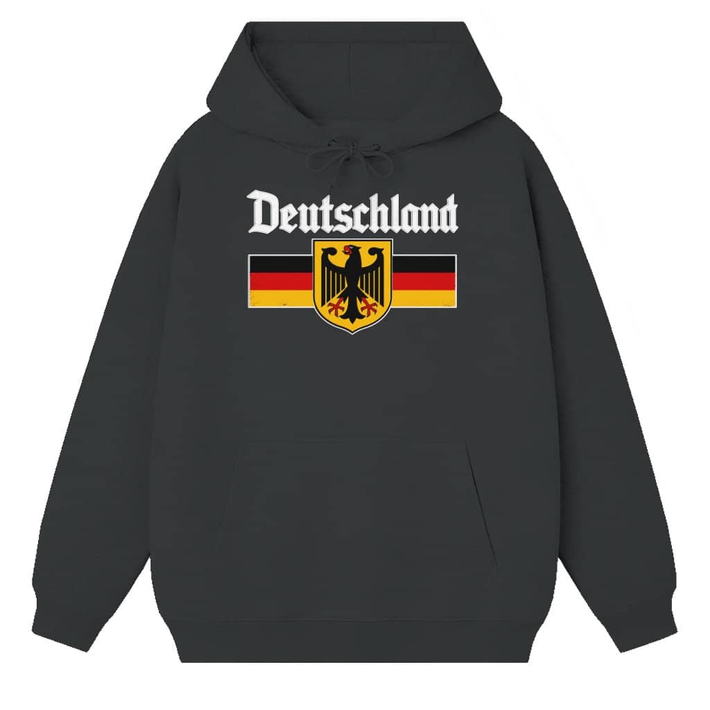 Deutschland Flag Eagle Vintage German Oktoberfest Hoodie | German Heritage Pride Gift for Beer Lovers