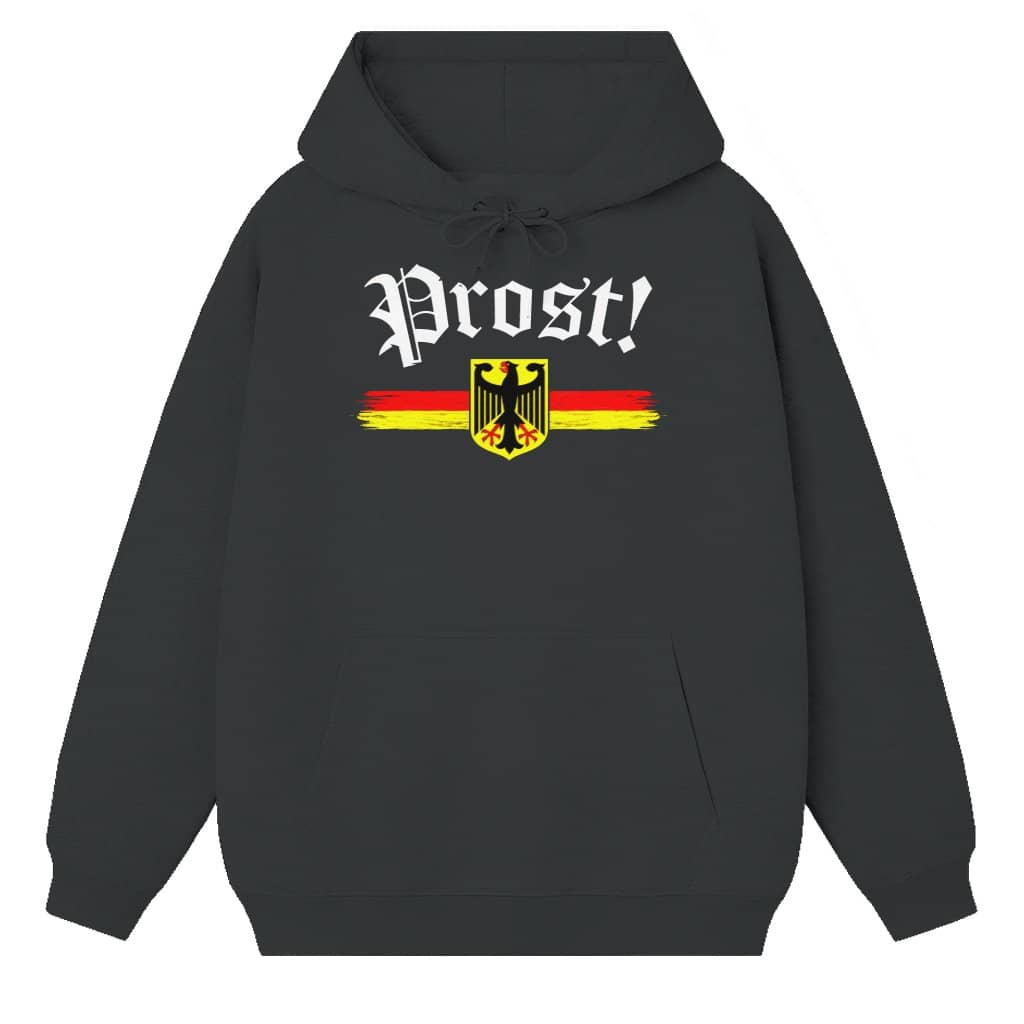 Vintage Prost Oktoberfest Hoodie for Men Women Germany Flag Cheers Gift Beer Lovers