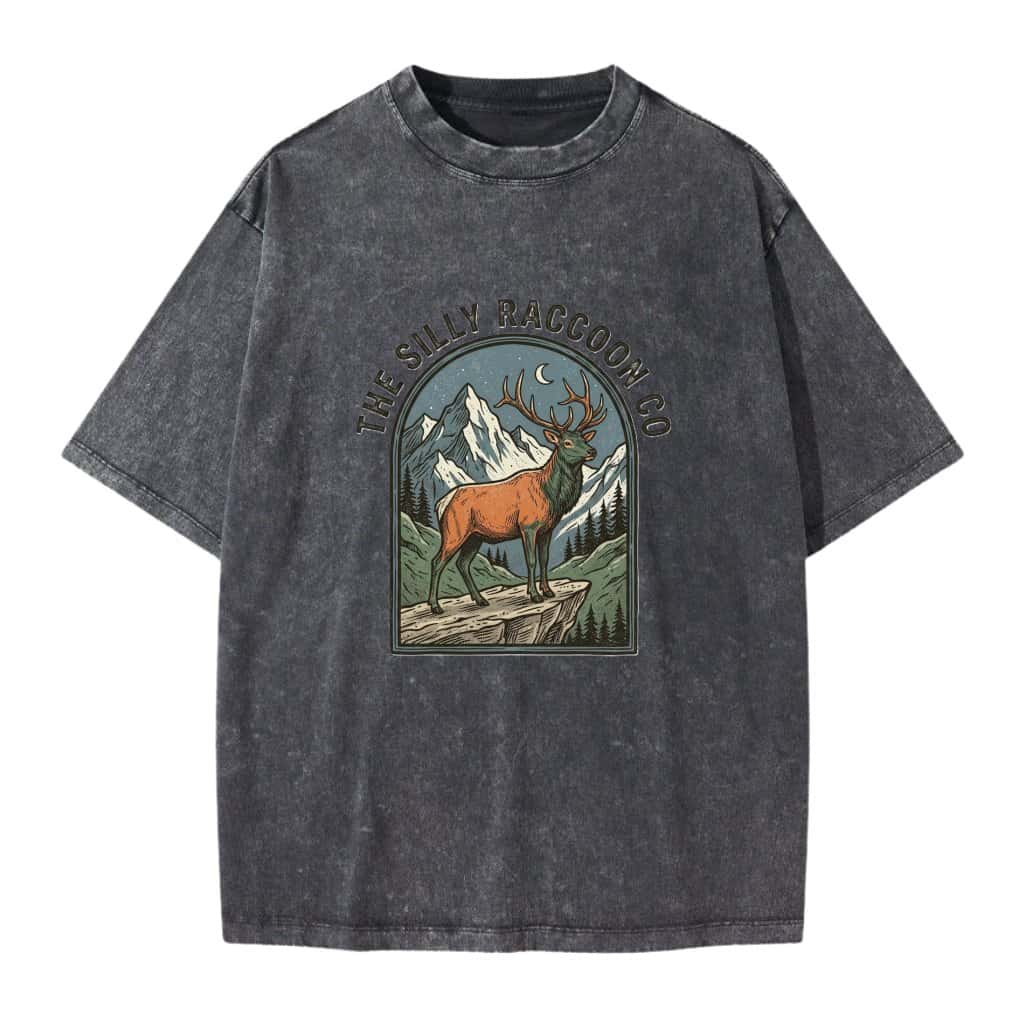 The Silly Raccoon Co | Elk Mountain Vintage National Park T-Shirt image