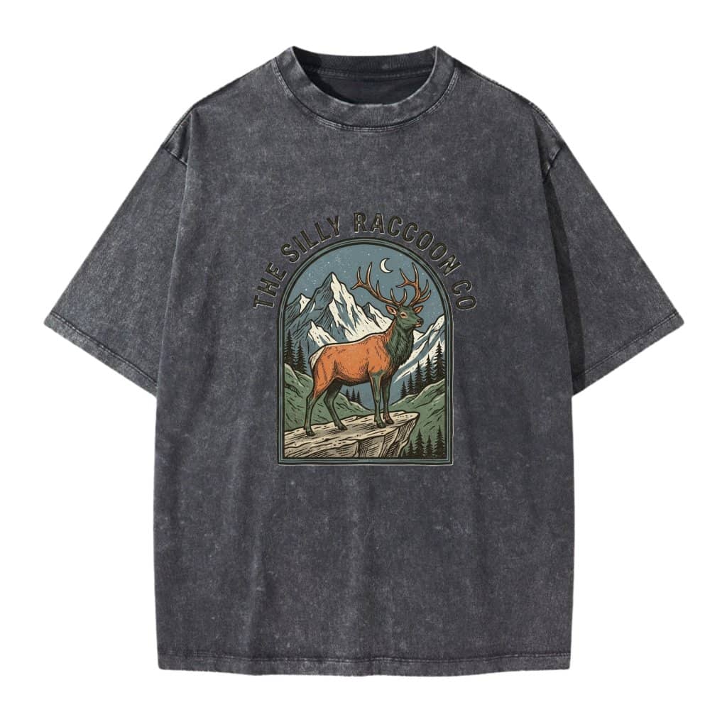 The Silly Raccoon Co | Elk Mountain Vintage National Park T-Shirt