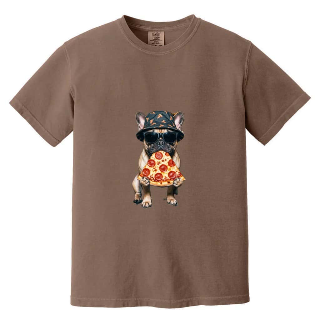 Downtown Crust: Hip-Hop French Bulldog T-Shirt image
