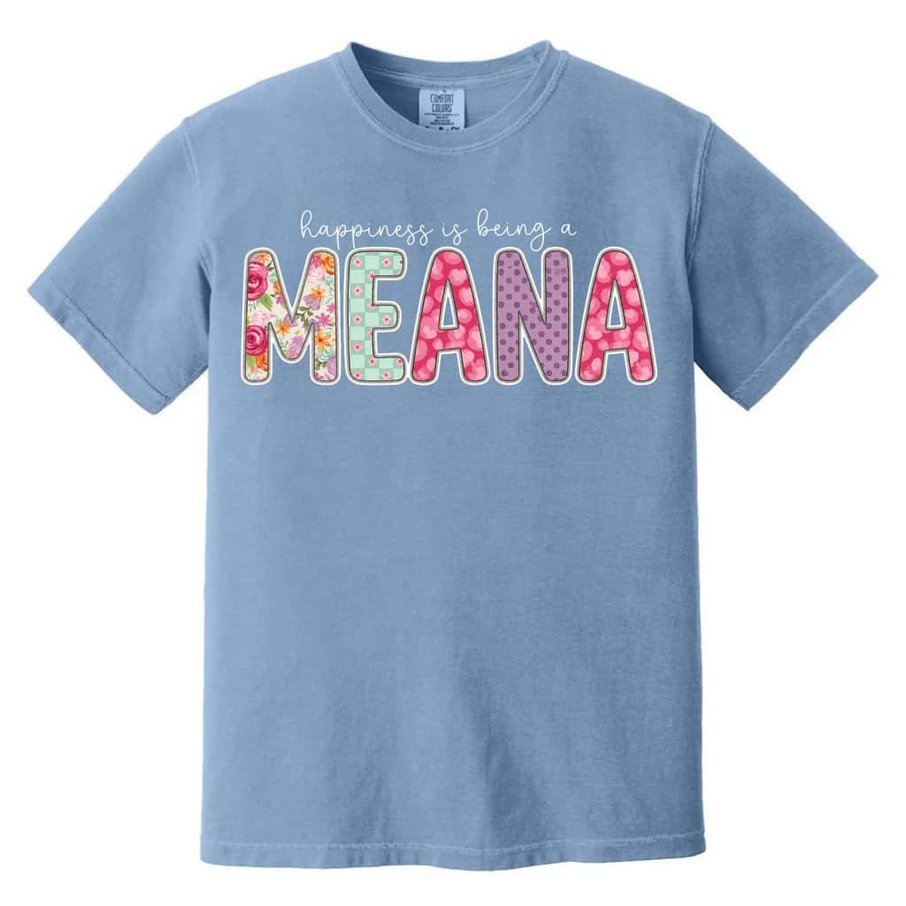 Spring Floral Honey Typography Premium Comfort Colors Tee Grandparents Day for Honey Grandma Boho Wildflower Aesthetic image