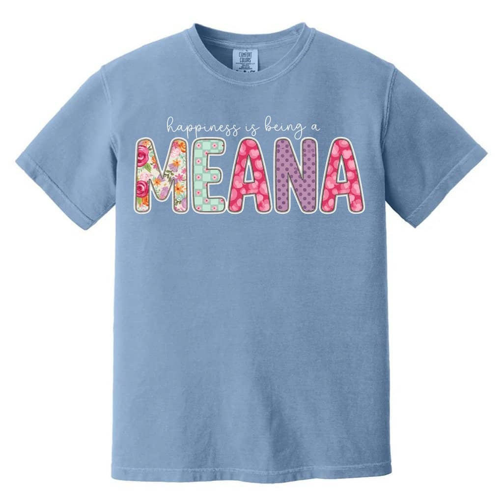 Spring Floral Honey Typography Premium Comfort Colors Tee Grandparents Day for Honey Grandma Boho Wildflower Aesthetic