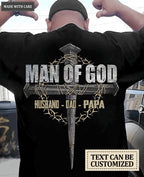Man of god Personalized Tshirt for Father's day