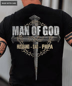 Man of god Personalized Tshirt for Father's day