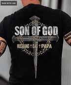 Son Of God Personalized Tshirt for Father's day