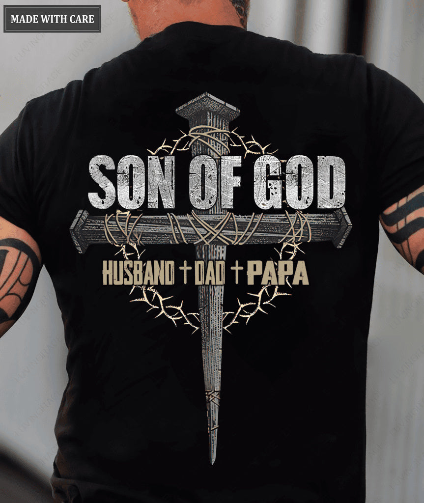 Son Of God Personalized Tshirt for Father's day