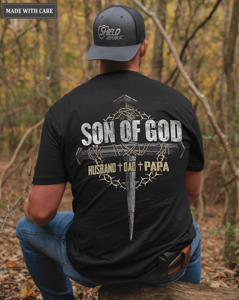 Son Of God Personalized Tshirt for Father's day