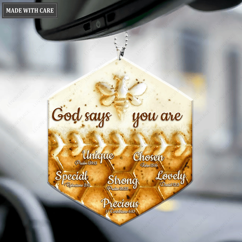 Honeybee God Says You Are Ornament