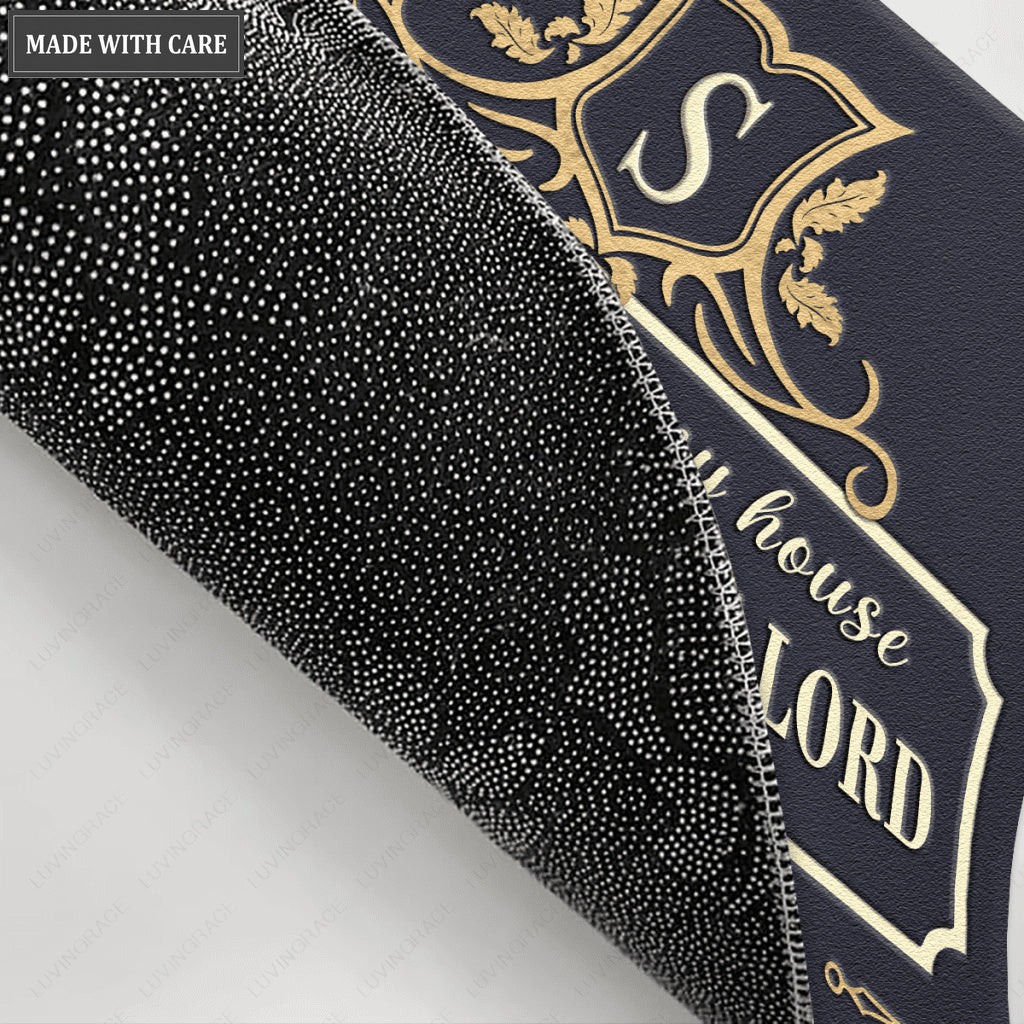 Royal Family Home Serve The Lord Personalized Doormat