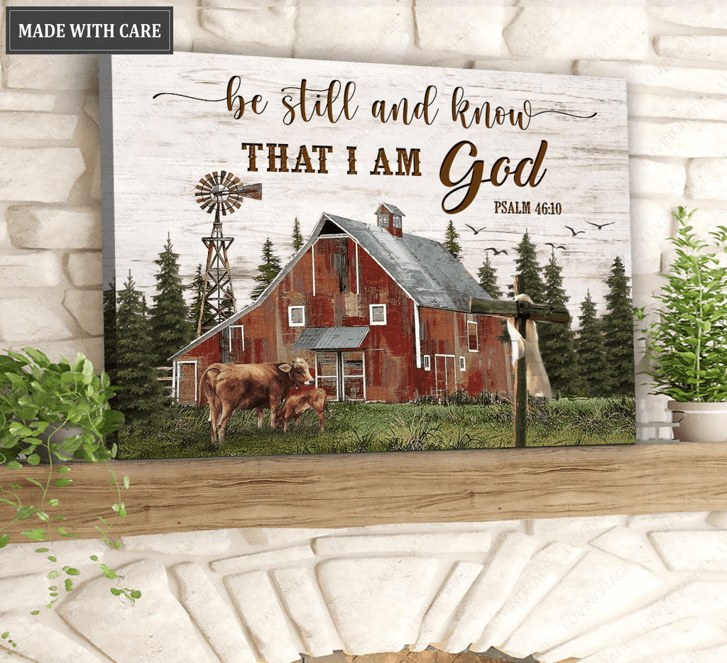 Be Still And Know That I'm God Wall Art