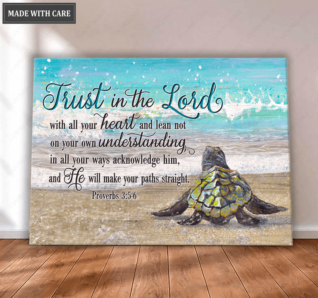 Trust In The Lord With All Your Heart Wall Art