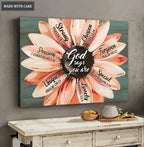 Daisy Painting God Says You Are Wall Art