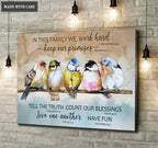In This Family Bible Verse Wall Art