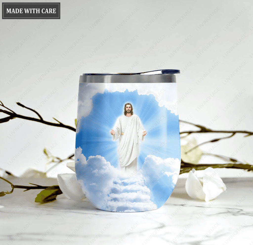 Stairway To Heaven Wine Tumbler