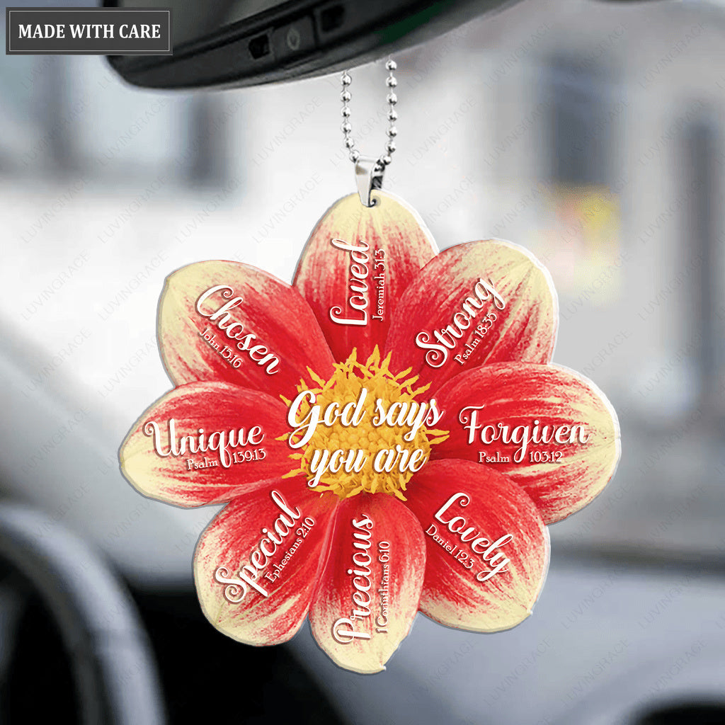 Beautiful Flower God Says You Are Ornament