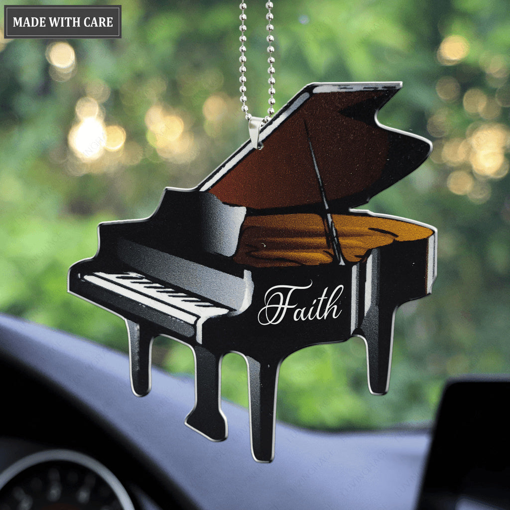 Faith Piano Ornament