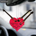 Miniature Guitar Heart God Says You Are Ornament