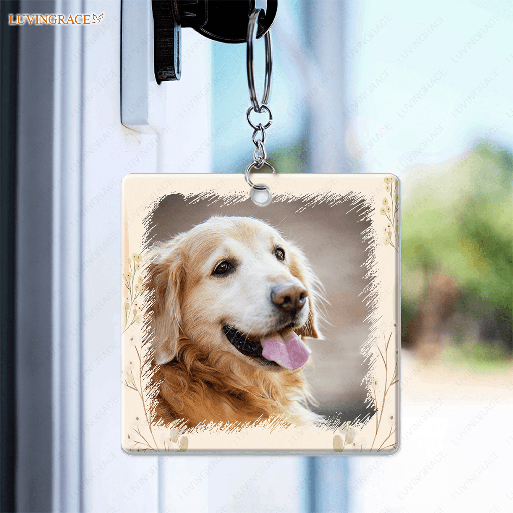 02 Dear Dad/Mom Funny Pet Gift - Personalized Custom Acrylic Keychain