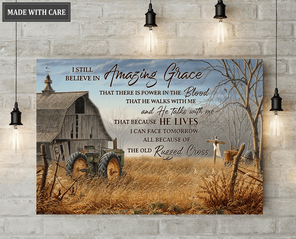 Farm Life Amazing Grace Wall Art