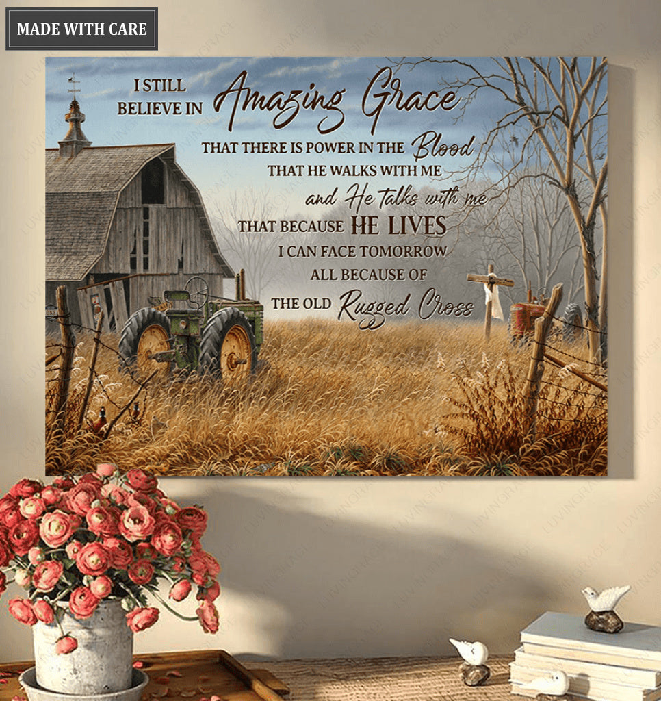 Farm Life Amazing Grace Wall Art