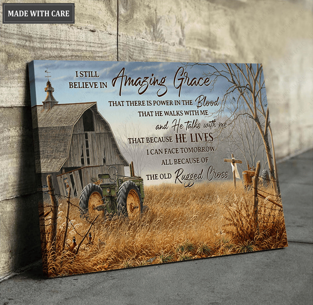 Farm Life Amazing Grace Wall Art