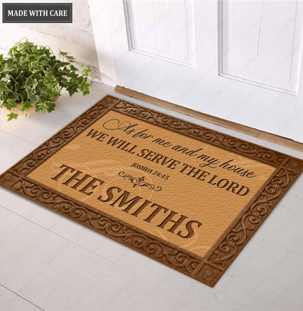 Personalized Family Doormat