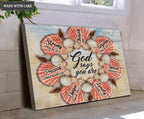 Seashell God Says You Are Wall Art