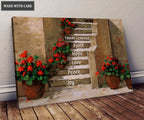 Today I Choose Joy Faith Hope Peace Love Wall Art