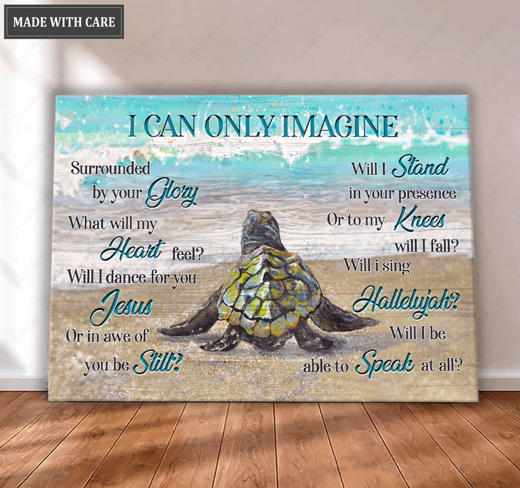 Surrounded By The Glory Baby Turtle Wall Art