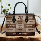 Colored Leather Texture Inspirational You Are Custom Leather Handbag - Personalized Custom Leather Bag