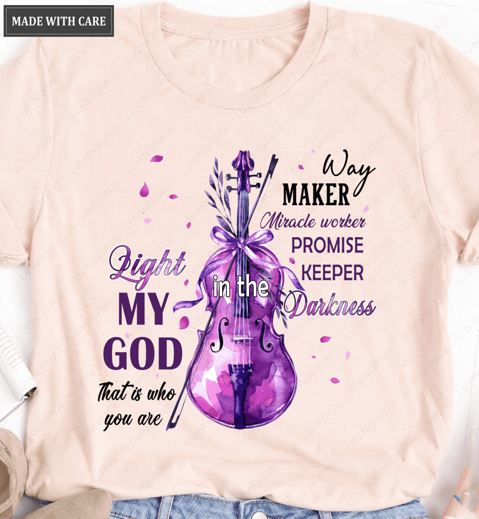 Violin Melody Of Waymaker Tshirt